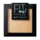 Pudra compacta Nuanta 130 Buff Beige Fit Me Matte & Poreless, 9 g, Maybelline 553479