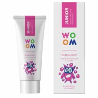 Pasta de dinti cu aroma bubble gum Junior, 6+ ani, 50 ml, Woom