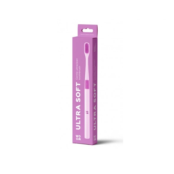 Periuta de dinti Ultra Soft Pink, 1 bucata, Woom