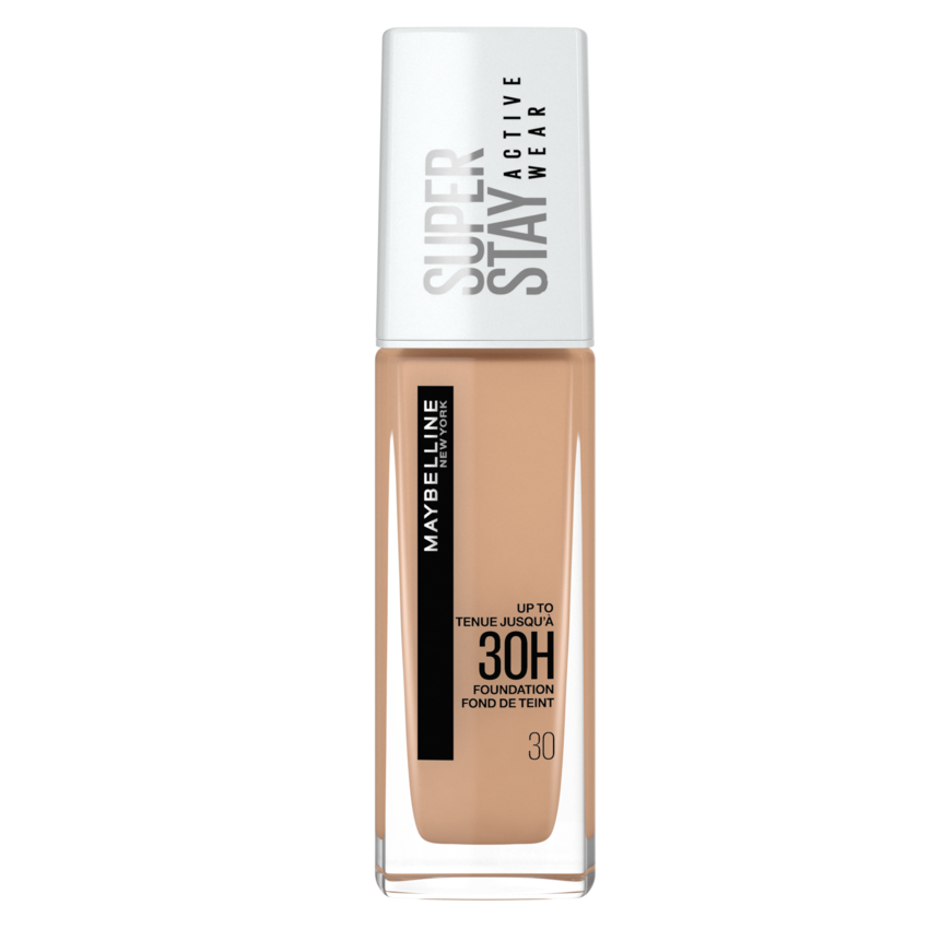 Fond de ten cu acoperire ridicata Nuanta 30 Sand SuperStay Active Wear, 30 ml, Maybelline