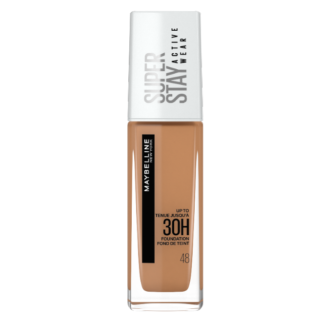 Fond de ten cu acoperire ridicata Nuanta 48 Sun Beige SuperStay Active Wear, 30 ml, Maybelline