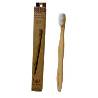 Periuta alba de dinti din bambus pentru 15+ ani, 1 bucata, Gingia