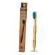 Periuta de dinti din bambus, 15+ ani, medium, albastru, 1 bucata, Gingia 683597