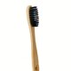 Periuta de dinti din bambus, 6+ani, soft, negru, 1 bucata, Gingia 553820
