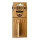 Periute interdentare din bambus cu capac, 0.6mm, 6 bucati, Gingia 553834