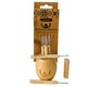 Periute interdentare din bambus cu capac, 1.3mm, 6 bucati, Gingia 553849