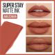 Ruj lichid mat Nuanta 70 Amazonian Superstay Matte Ink, 5 ml, Maybelline 553985