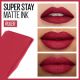 Ruj lichid mat Nuanta 80 Ruler Superstay Matte Ink, 5 ml, Maybelline 553992