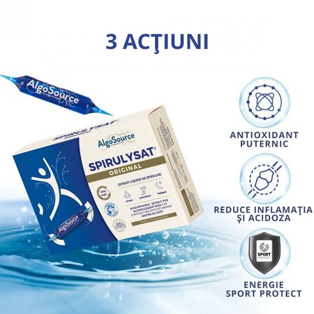 Spirulysat original, 20 fiole, Algosource 625253
