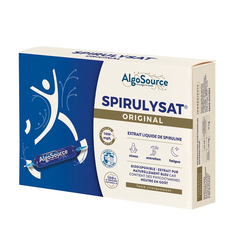 Spirulysat original, 20 fiole, Algosource