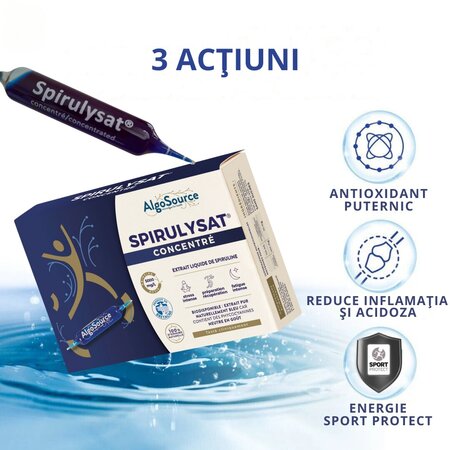 Spirulysat concentrat, 20 fiole, Algosource 625255