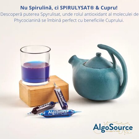 Spirulysat și cupru, 20 fiole, Algosource 697865