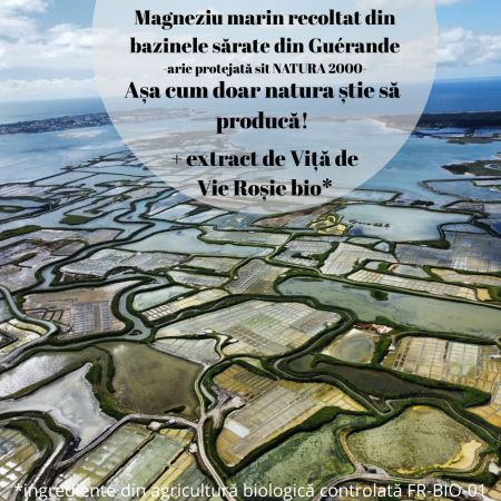 Magneziu marin hyposodic si vita de vie rosie, 20 fiole, Algosource 697787