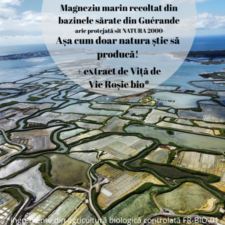 Magneziu marin hyposodic si vita de vie rosie, 20 fiole, Algosource 697787