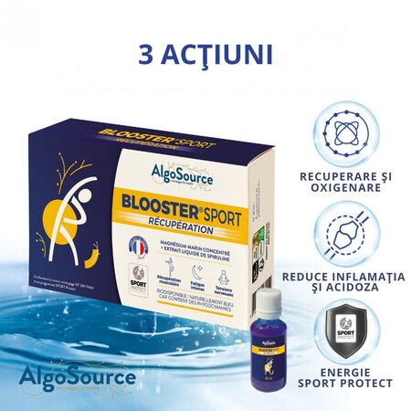 Blooster sport recuperare, 5 flacoane, Algosource 625260