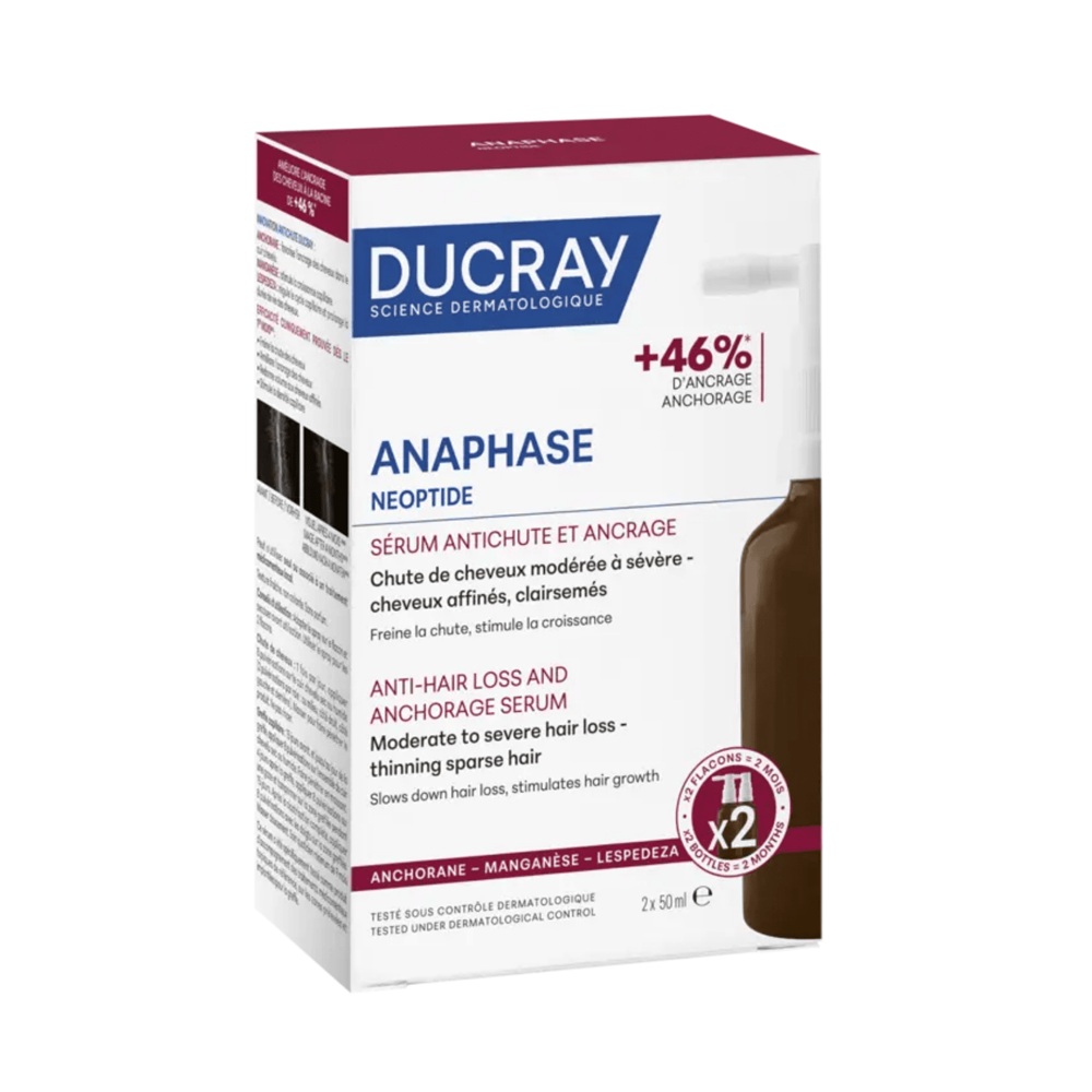 Tratament impotriva caderii parului Neoptide Anaphase, 2 x 50 ml, Ducray