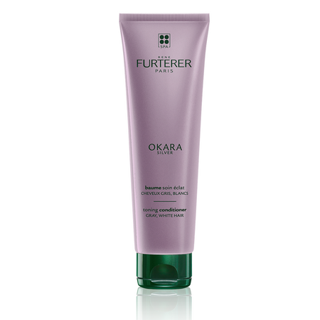 Balsam tonifiant pentru parul grizonat, alb sau blond platinat Okara Silver, 150 ml, Rene Furterer