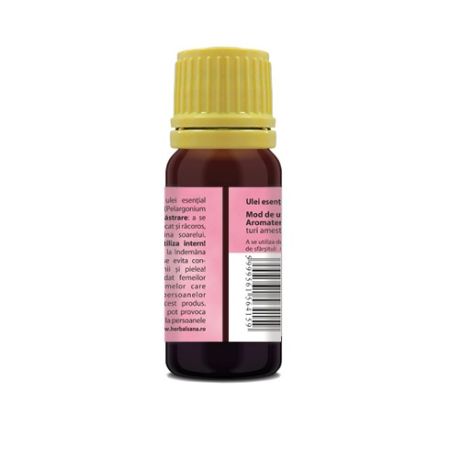 Ulei esential de geranium 100% pur, 10 ml, Herbavit 635981