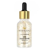Super Serum 24K Gold & Peptide, cu Fulgi de Aur + Matrixyl 2%, 30 ml, Bio Balance