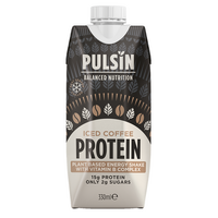 Bautura proteica Keto Ice Cofee, 330 ml, Pulsin
