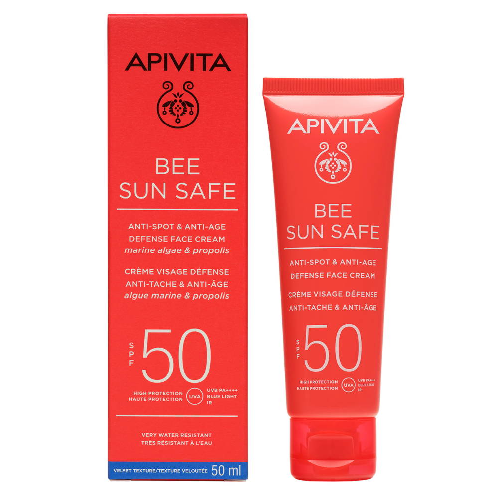 Crema protectie solara anti-pete SPF50 Bee Sun Safe, 50 ml, Apivita