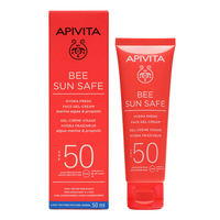 Crema-gel protectie solara cu SPF50 pentru ten Bee Sun Safe, 50 ml, Apivita
