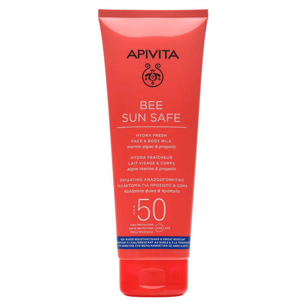 Lotiune protectie solara corp si ten SPF50 Bee Sun Safe, 200 ml, Apivita