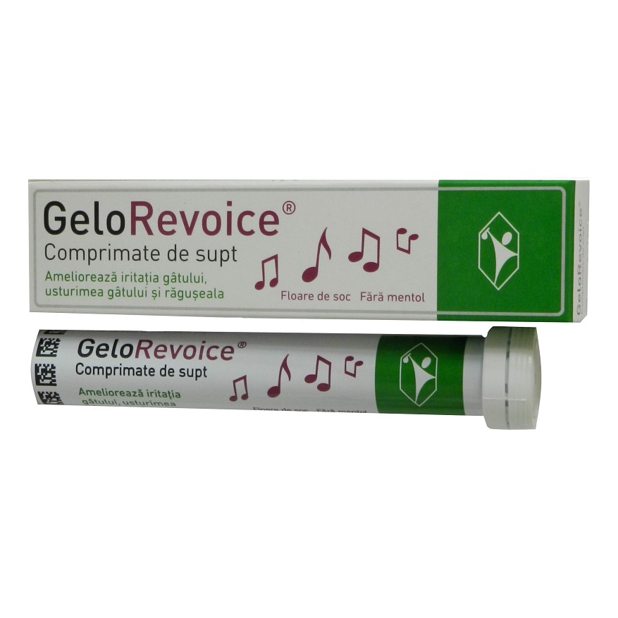 GeloRevoice flori de soc, fara mentol, 20 comprimate, Phol Boskamp