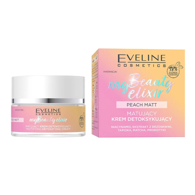 Crema matifianta si detoxifianta My Beauty Elixir, 50 ml, Eveline Cosmetics