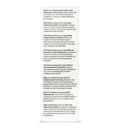 Ser-crema Monoactives 20% Hyaluronic Acid, 30 ml, La Cabine 719940