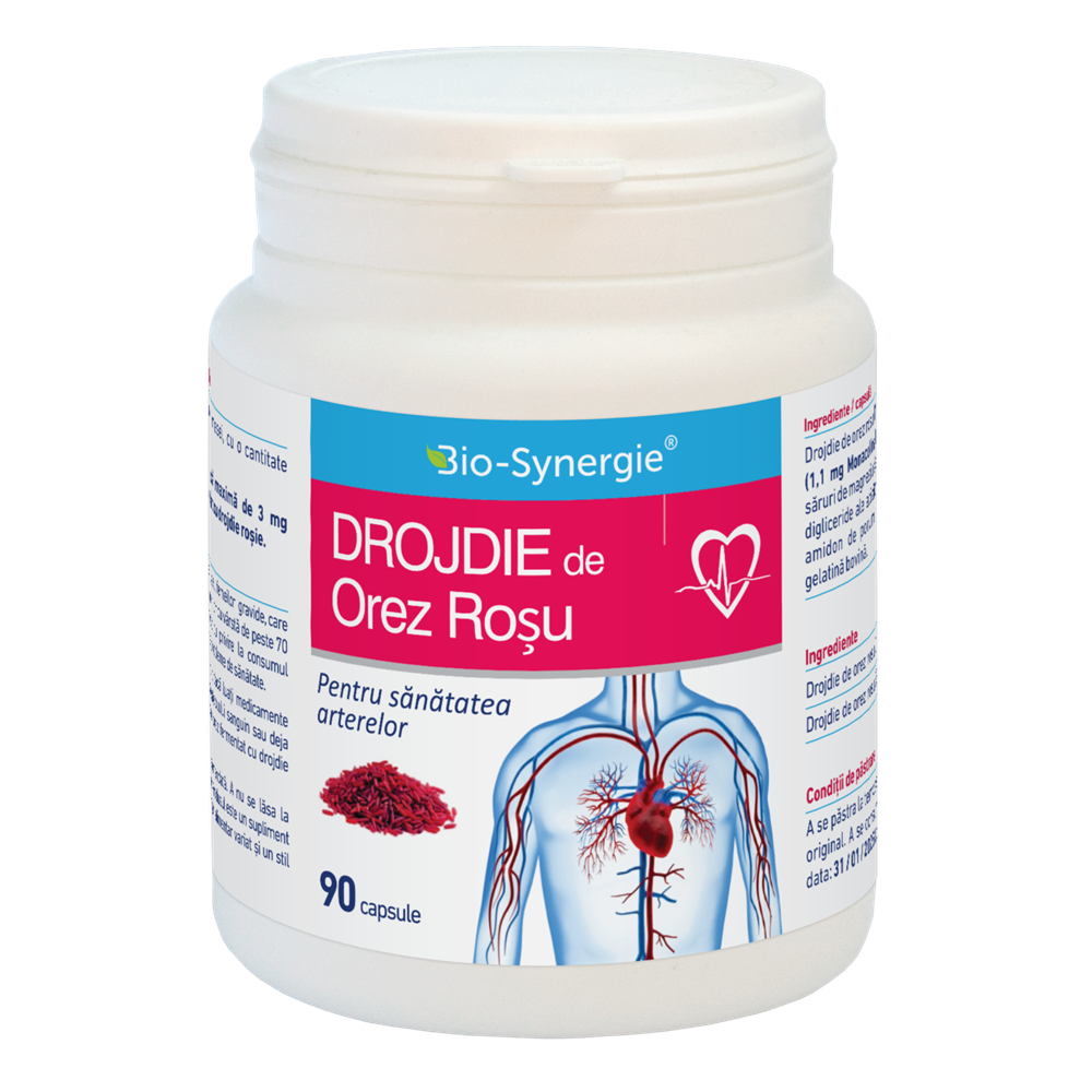 Drojdie de orez rosu, 90 capsule, Bio Synergie
