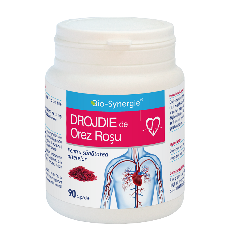 Drojdie de orez rosu, 90 capsule, Bio Synergie