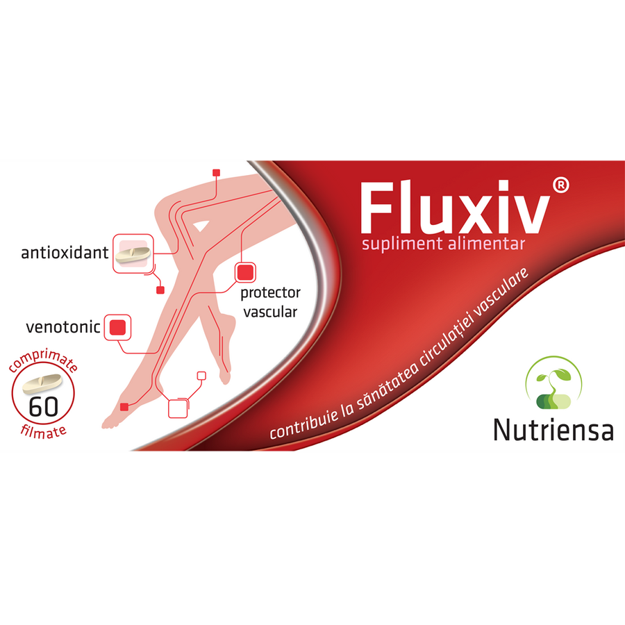 Fluxiv, 60 comprimate filmate, Antibiotice SA : Farmacia Tei online