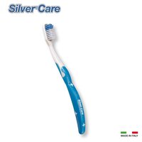 Periuta de dinti Medium Bleu + 1 rezerva interschimbabila, Silver Care