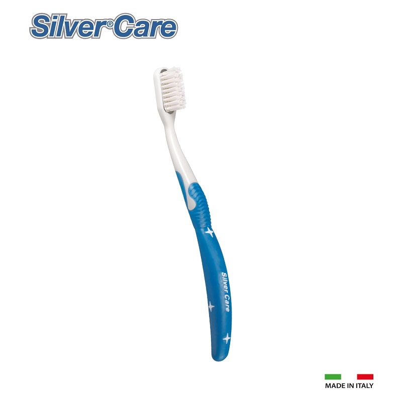 Periuta de dinti Hard Bleu + 1 rezerva interschimbabila, Silver Care