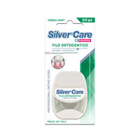 Ata dentara ortodontica cu aroma de menta, 50 bucati, Silver Care