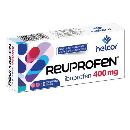 Reuprofen, 400 mg, 10 comprimate filmate, Helcor