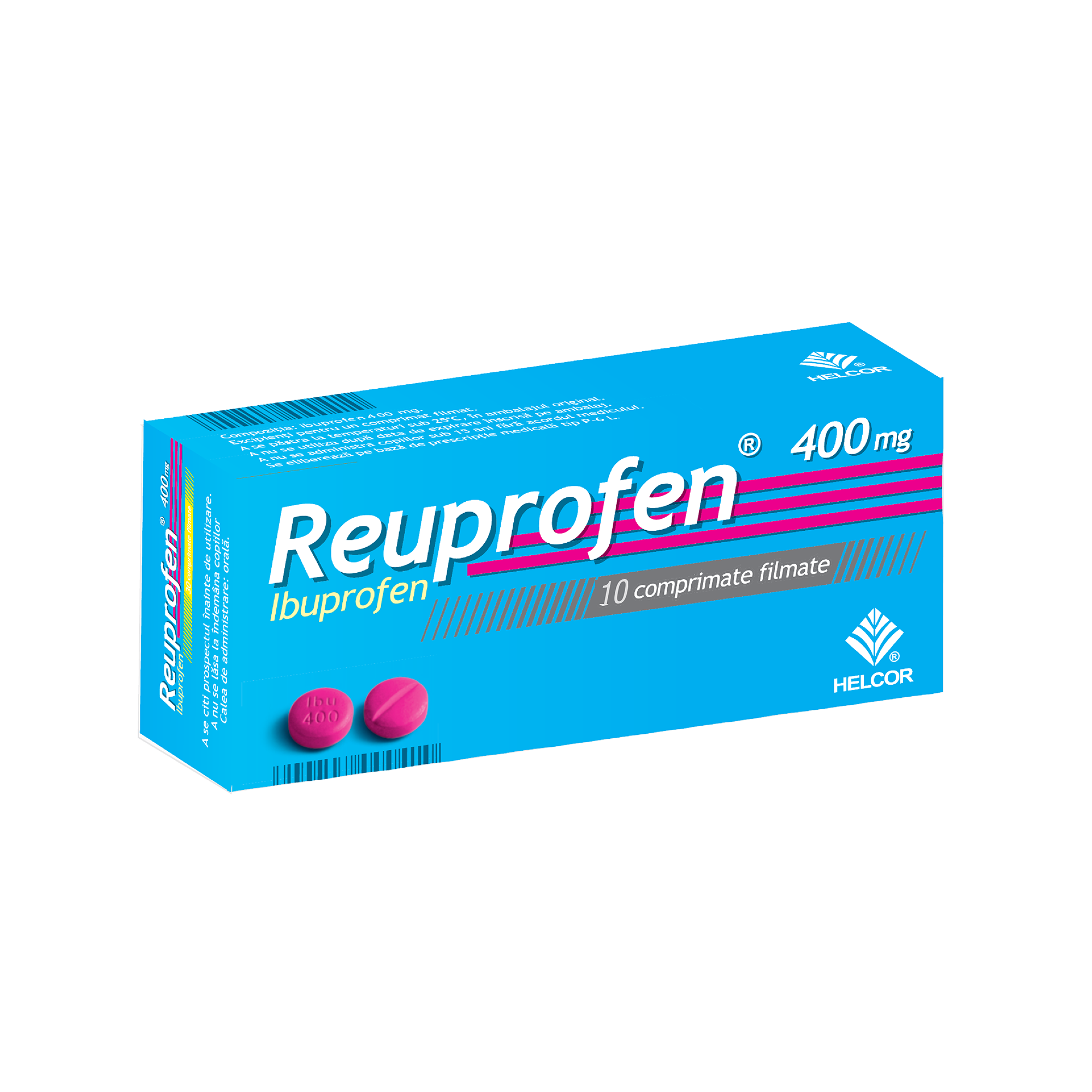 Reuprofen, 400 mg, 10 comprimate filmate, Helcor