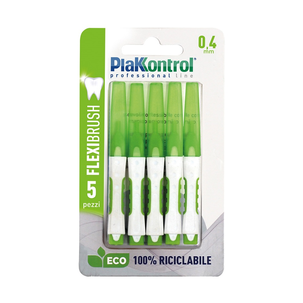 Set periute interdentare Flexibrush PlakKontrol, 0.4mm, 5 bucati, Ideco