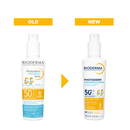 Spray protectie solara pentru copii Photoderm Pediatrics, SPF 50+, 200 ml, Bioderma 737064