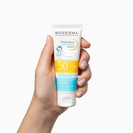 Crema minerala protectie solara pentru copii Photoderm Pediatrics, SPF 50+, 50 g, Bioderma 737053