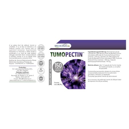 Tumopectin, 150 capsule, Medicinas 714051