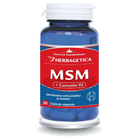 MSM + Cucumin 95, 60 capsule, Herbagetica