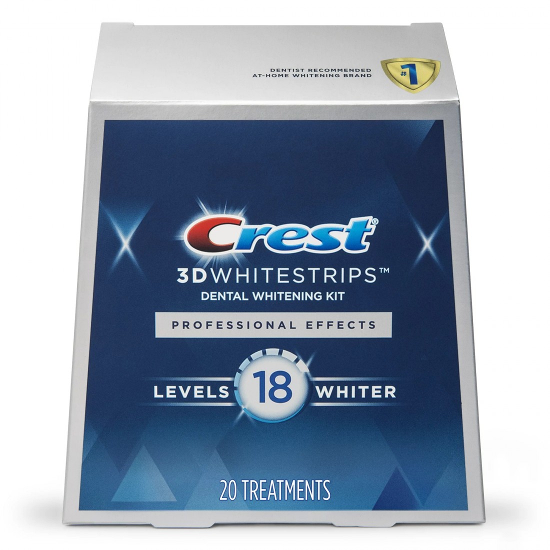 Benzi pentru albirea dintilor 3D White Whitestrips Professional Effects, 40 benzi, Crest