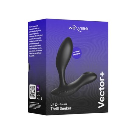 Vibrator Vector+, Negru, We Vibe 555701