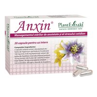 Anxin, 20 capsule, Plant Extrakt