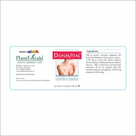 Donavital echilibru feminin, 120 ml, Plant Extrakt 732618
