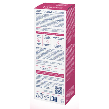 Crema anti-roseata Sensibio DS+, 40 ml, Bioderma 710290