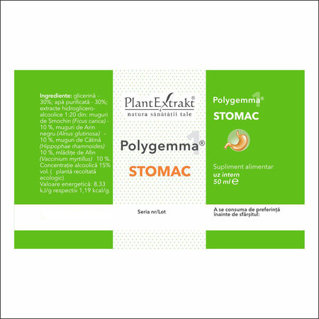 Polygemma 1, Stomac, 50 ml, Plant Extrakt 731229