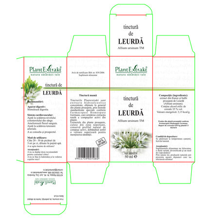Tinctura de Leurda, 50 ml, Plant Extrakt 738462